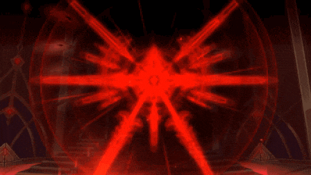 a video game screen shows a knight fighting a demon with a sword