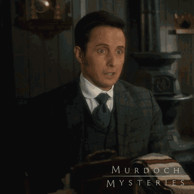 Shocked Constable George Crabtree GIF - Shocked Constable George Crabtree Murdoch Mysteries GIFs