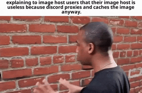 Discord Image Host GIF - Discord Image Host Talking To A Brick Wall GIFs
