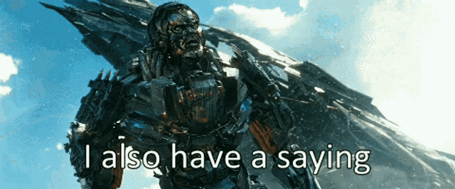 Transformers Lockdown GIF - Transformers Lockdown I Also Have A Saying GIFs