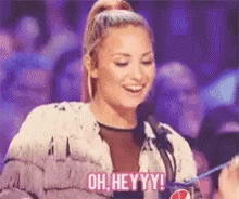Demi Lovato Oh Hey GIF - Demi Lovato Oh Hey GIFs