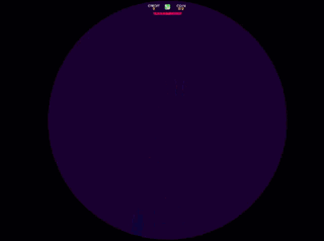 a video game screen shows a girl with a bow tie and the words credit and coin on it