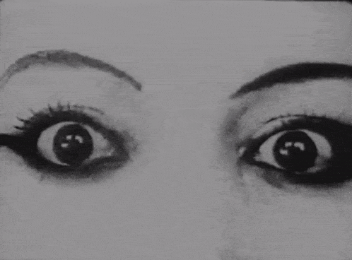 a close up of a horse 's eye and hair