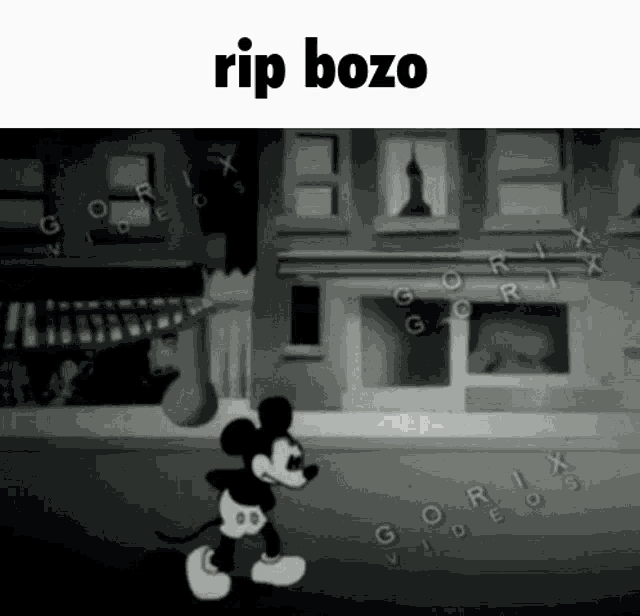 Rip Bozo GIF - Rip Bozo Suicide Mouse GIFs