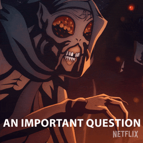 An Important Question Flyseyes GIF - An Important Question Flyseyes Castlevania GIFs