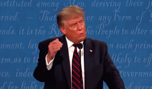 Donald Trump Put Your Hands Up GIF - Donald Trump Put Your Hands Up Presidential Debate GIFs
