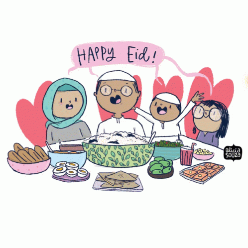 Happy Eid Alicia Souza GIF - Happy Eid Alicia Souza Eid Celebration GIFs