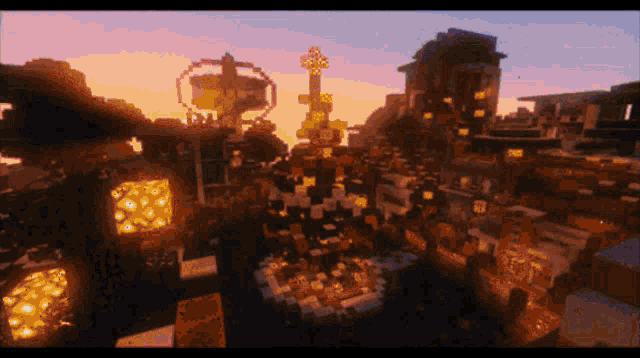 a computer generated image of a minecraft world