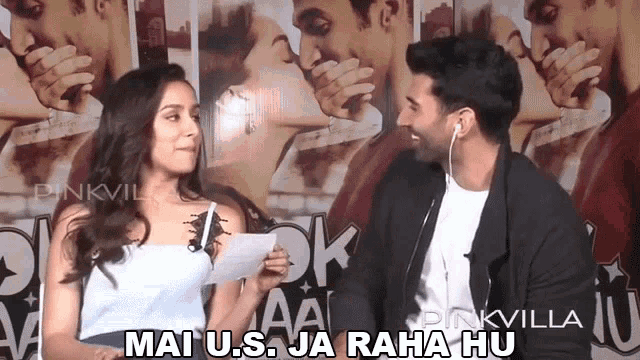 Mai Us Ja Raha Hu Shraddha Kapoor GIF