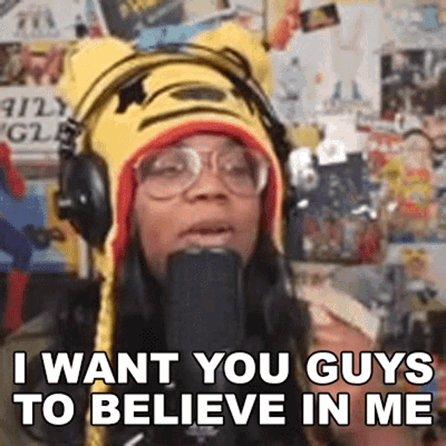I Want You Guys To Believe In Me Aychristene GIF - I Want You Guys To Believe In Me Aychristene Aychristenegames GIFs