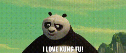Kung Fu Panda Po GIF - Kung Fu Panda Po I Love Kung Fu GIFs