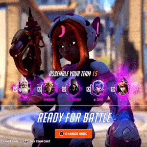 a screenshot of a video game that says assemble your team 15 ready for battle