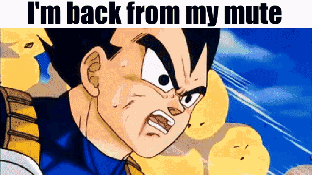 Im Back From My Mute Dbz GIF - Im Back From My Mute Dbz Cell GIFs