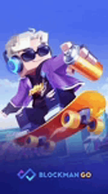 a man is riding a skateboard in the air .