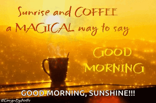 Sunrise Coffee GIF - Sunrise Coffee Magicalmorning GIFs