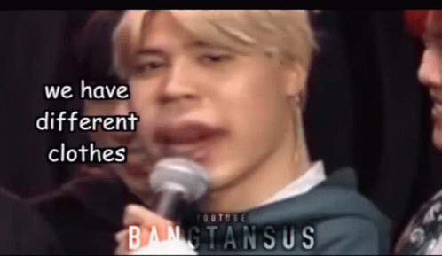 We Have Different Clothes Smile GIF - We Have Different Clothes Smile Park Jimin GIFs
