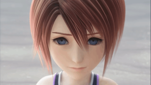 Kairi Looking Up Worried Kingdom Hearts 1 GIF - Kairi Looking Up Worried Kingdom Hearts 1 Kingdom Hearts GIFs