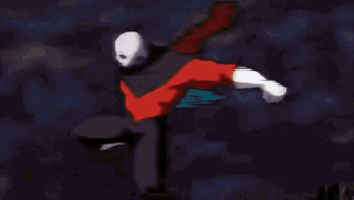 a cartoon character is holding something in his hand and says ehi sono io goku .