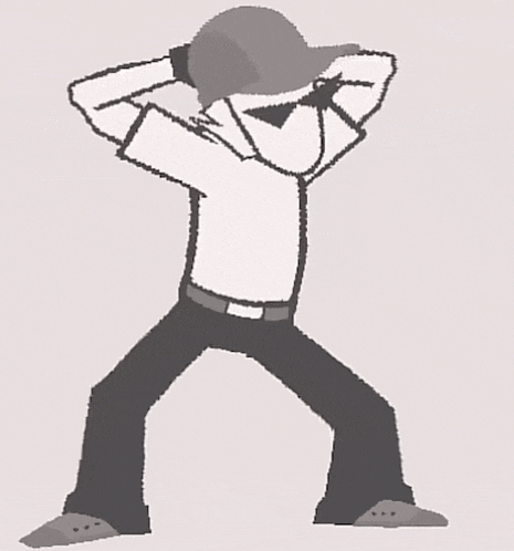 a cartoon of a man wearing a hard hat