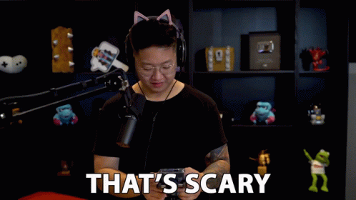 Thats Scary Scary GIF - Thats Scary Scary Creeped Out GIFs