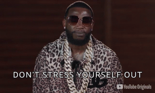 Dont Stress Yourself Out Released GIF - Dont Stress Yourself Out Released Youtube Originals GIFs