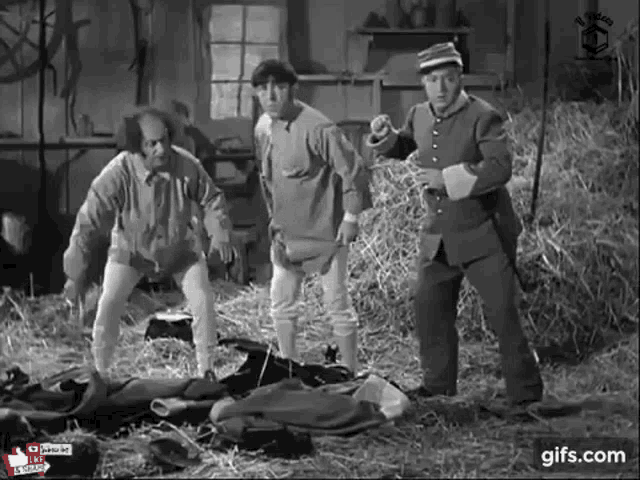 Three Stooges Old Shows GIF - Three Stooges Old Shows Wait GIFs