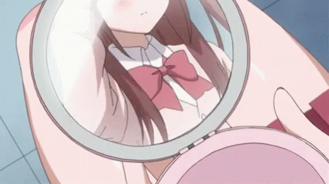 Mirror Make Up GIF - Mirror Make Up Anime GIFs