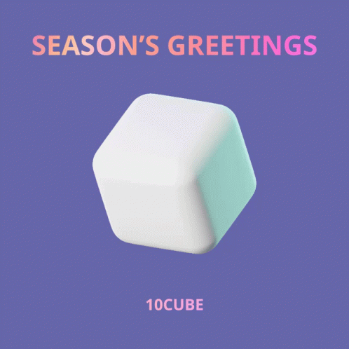 10cube Seasons Greetings GIF - 10cube Seasons Greetings GIFs