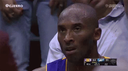 Kobe Bryant Lakers GIF - Kobe Bryant Lakers Annoyed GIFs