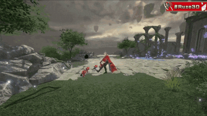 a screen shot of a video game with the hashtag # ruzo3d