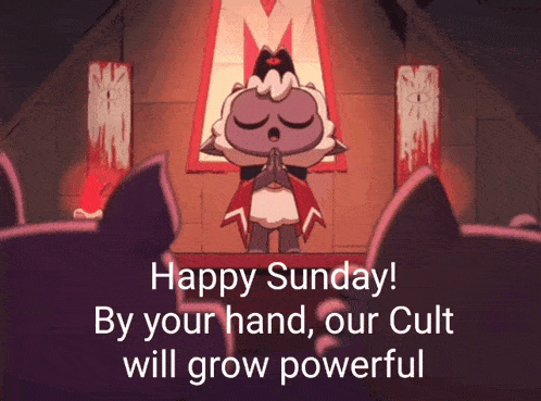 Sunday Cult Of The Lamb GIF - Sunday Cult Of The Lamb Cult GIFs
