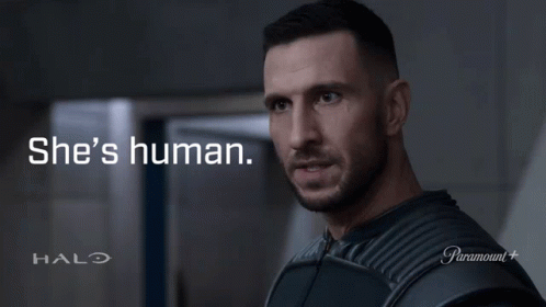 Shes Human Master Chief GIF - Shes Human Master Chief Pablo Schreiber GIFs
