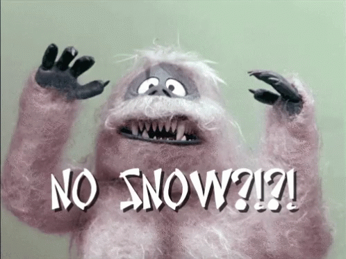 No Snow Abominable Snowman GIF - No Snow Abominable Snowman Yeti GIFs