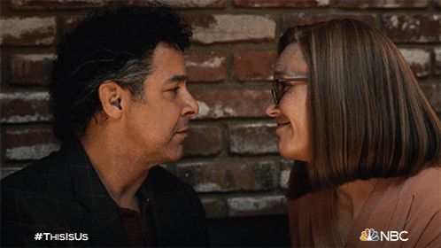 Kissing Miguel Rivas GIF - Kissing Miguel Rivas Rebecca Pearson GIFs