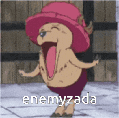 a picture of a cartoon character with the words enemyzada written below it