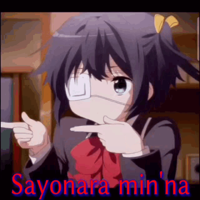 Anime Girl Sayonara GIF