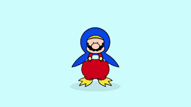 Mario Super Plushy Adrian GIF - Mario Super Plushy Adrian Club Penguin GIFs