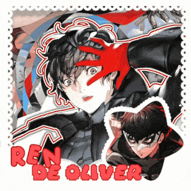a picture of ren de oliver with a hand on his face