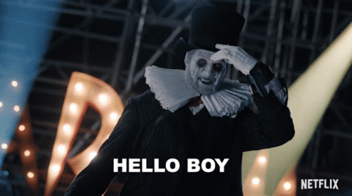 Hello Boy Mad Pierrot GIF - Hello Boy Mad Pierrot Cowboy Bebop GIFs