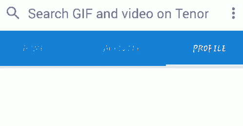 a screen shot of a search for gifs and videos on tenor