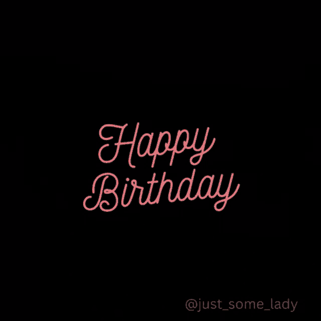a black background with the words happy birthday surrounded by colorful confetti