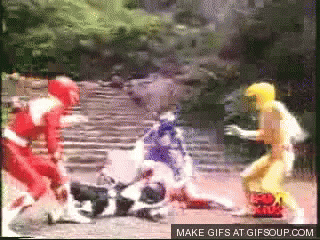 Power Rangers Fight GIF - Power Rangers Fight Protect GIFs