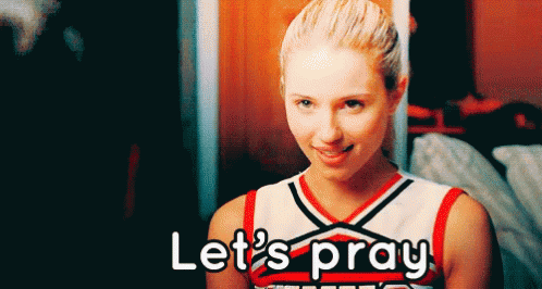 Prayers GIF - Pray Glee Lets Pray GIFs
