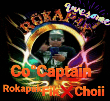 a picture of a man with the name co captain on it