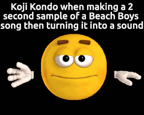 a yellow smiley face with a surprised look on it