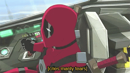 Deadpool Cries GIF - Deadpool Cries Sad GIFs