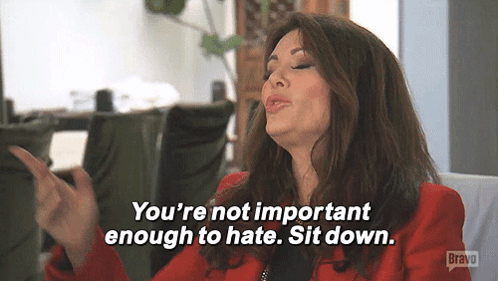 You'Re Not Important Sit Down GIF - You'Re Not Important Sit Down Lisa Vanderpump GIFs