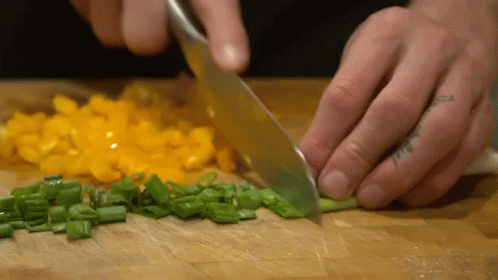 Chopping Ingredients Tommy G GIF - Chopping Ingredients Tommy G Chopping Green Onions GIFs