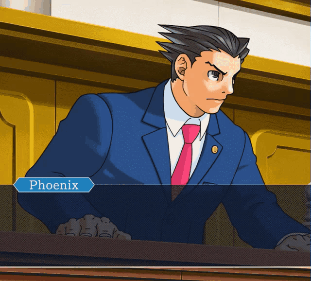 Phoenix Wright Ace Attorney GIF - Phoenix Wright Ace Attorney Justice For All GIFs
