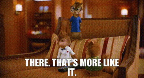 Alvin And The Chipmunks Alvin GIF - Alvin And The Chipmunks Alvin There Thats More Like It GIFs